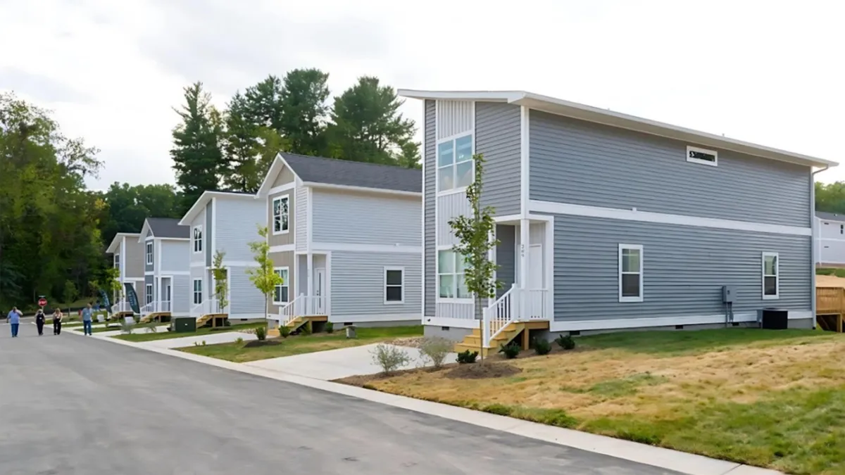The Loftin Modern Prefabricated Home Exterior Perspective