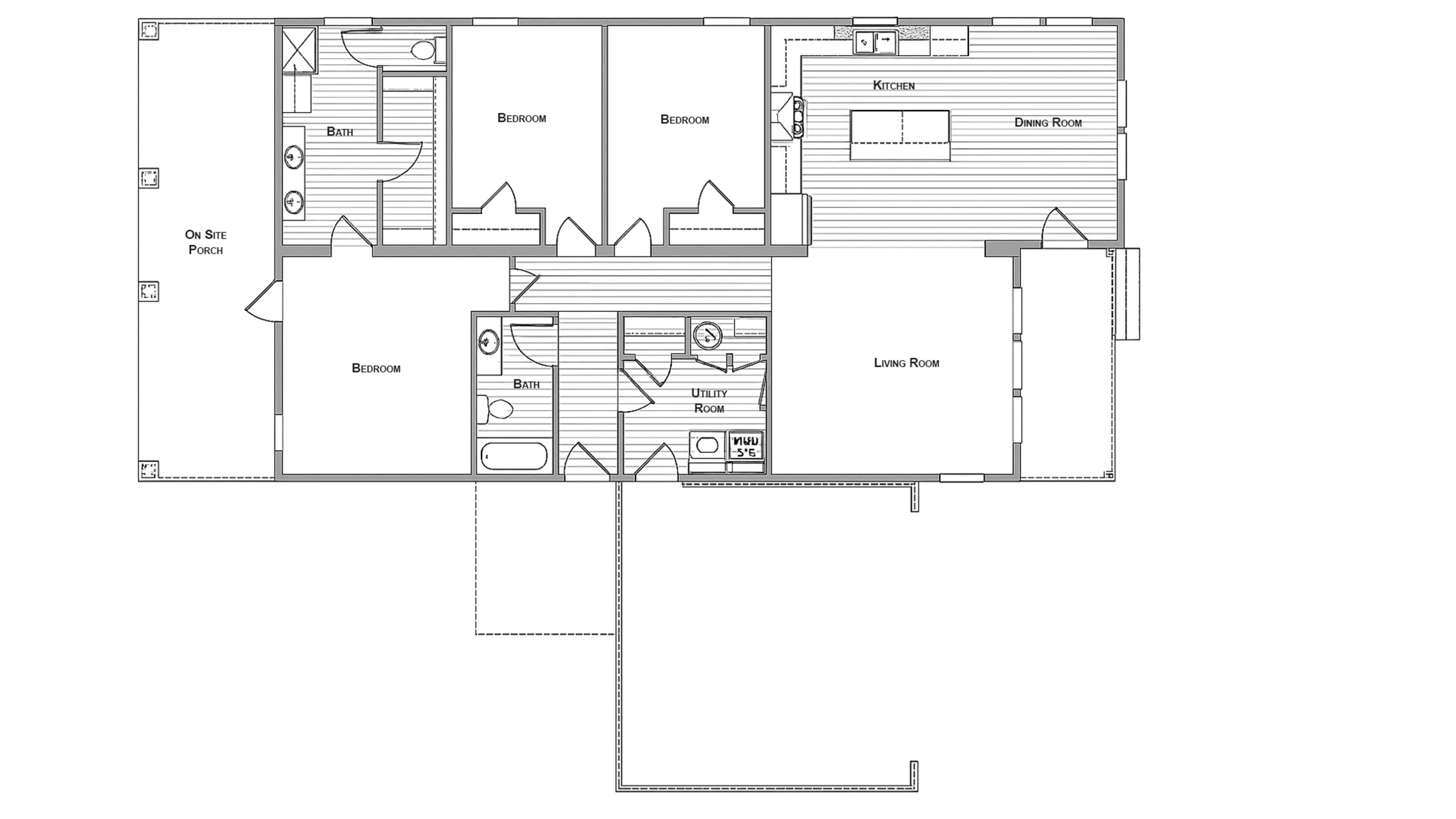 The Rivo Architectural Floor Plan Drawing