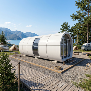 Oval Space Capsule Prefab Pod Mobile Cabin