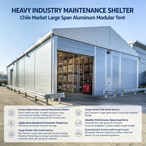 Large Insulated Temporary Warehouse Workshop Storage Hall Membrane Structure