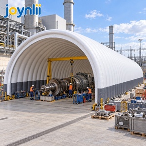 Giant Inflatable Temporary Shelter Large Span Modular Warehouse Air-tight Tent