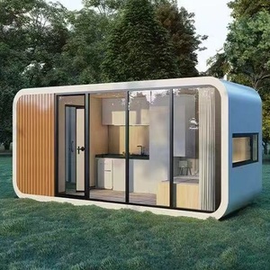 Ready Price Modular Prefab Container House for Hotel Office & Villa Cheap Pod Space Capsule Room Made of Steel