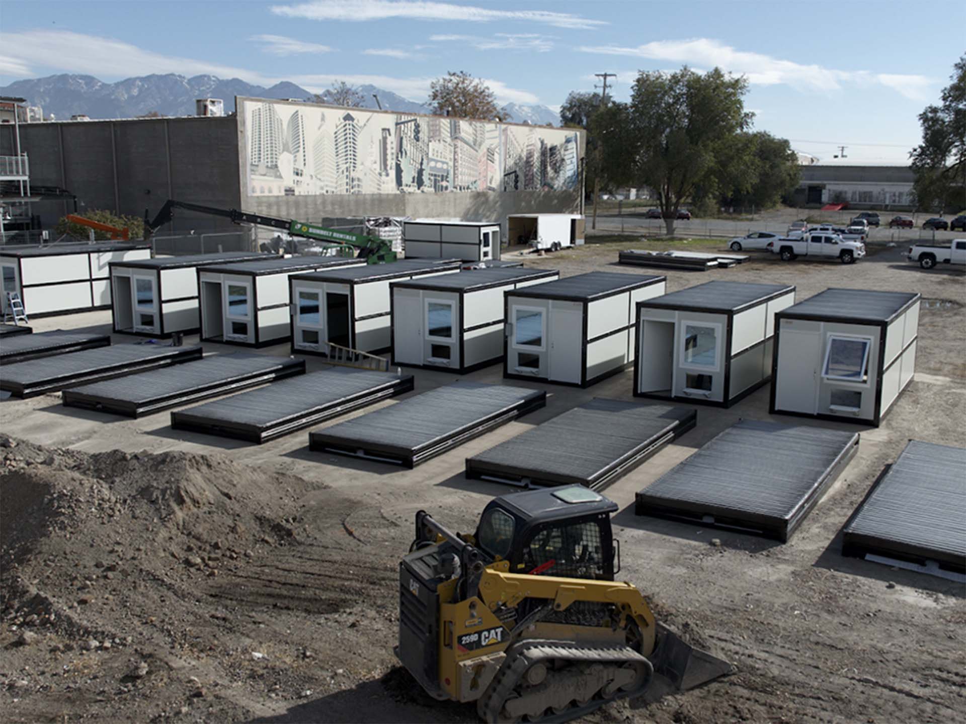 Foldum rapid deploy disaster relief temporary housing shelter unit
