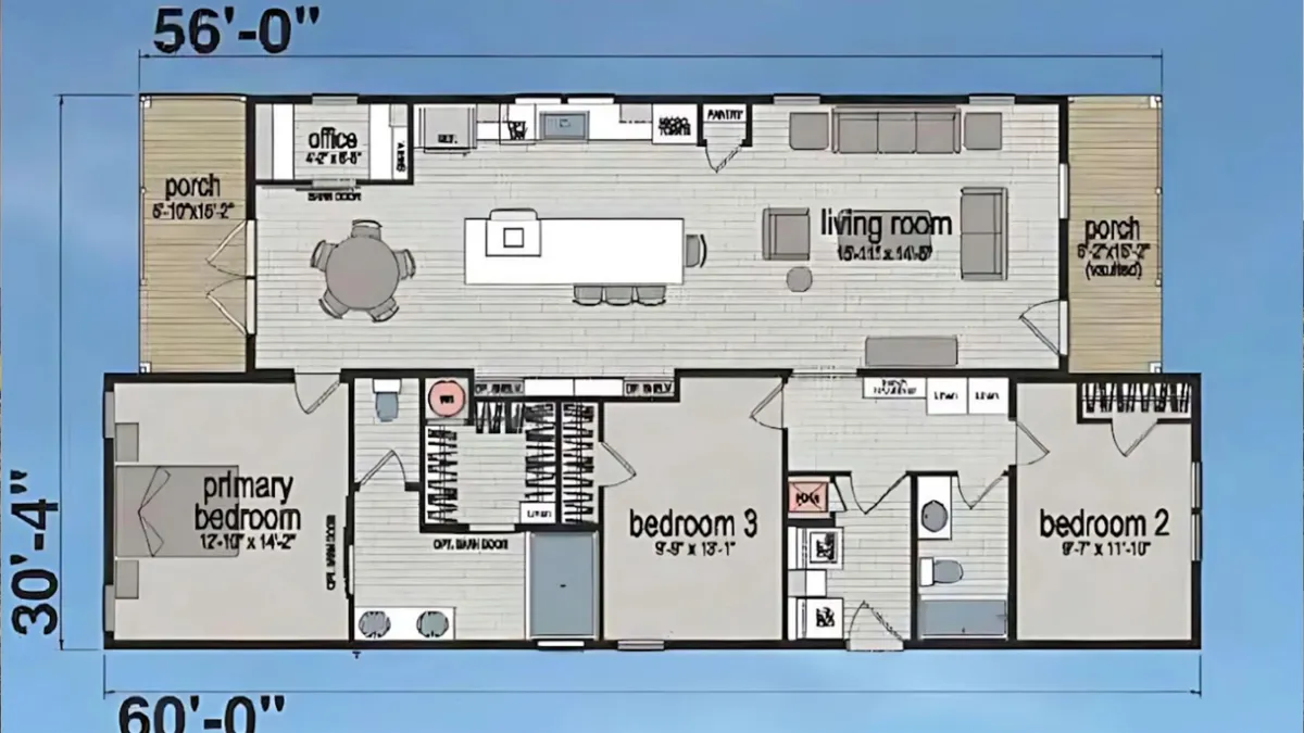 The Noa Architectural Floorplan Diagram
