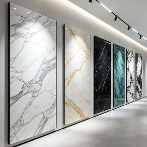 High Glossy PVC UV Marble Wall Panel Waterproof
