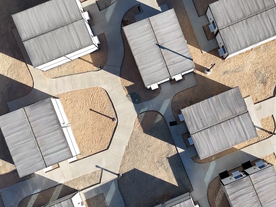 Remote workforce housing camp deployment