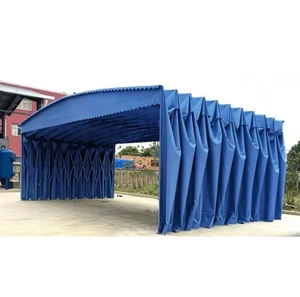 Customized Mobile Steel Frame Push Pull Tent with Wheels